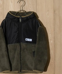 LOGOS（ロゴス）の「【30】〔LOGOS/ロゴス〕ボアフリース フルジップ フードジャケット（パーカー）」