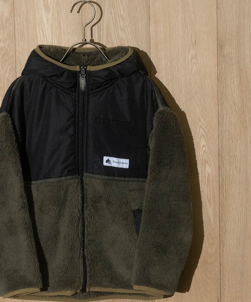 セール】【30】〔LOGOS/ロゴス〕ボアフリース フルジップ フード