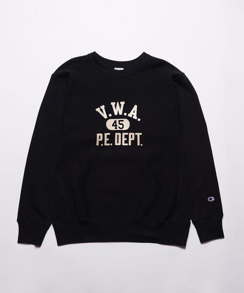 Champion(チャンピオン)の「【別注】<CHAMPION> RW SWT 2/スウェット(スウェット・メンズ・ライトグレー/ブラック・S/M/L/XL)」の1枚目の写真