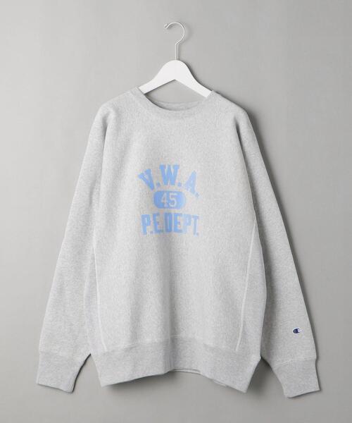 Champion(チャンピオン)の「【別注】<CHAMPION> RW SWT 2/スウェット(スウェット・メンズ・ライトグレー/ブラック・S/M/L/XL)」の19枚目の写真