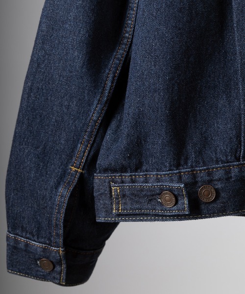 Levi's(リーバイス)の「【Levi's/リーバイス】STAY LOOSE TYPE1 デニムジャケット(カバーオール・メンズ・ダークインディゴブルー/ライトインディゴブルー・S/M/L)」の14枚目の写真