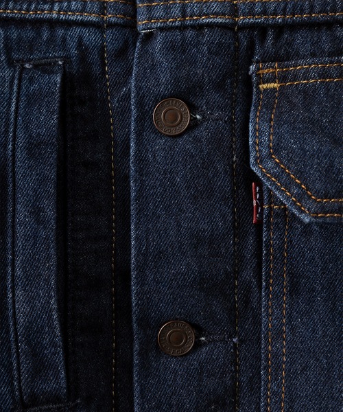 Levi's(リーバイス)の「【Levi's/リーバイス】STAY LOOSE TYPE1 デニムジャケット(カバーオール・メンズ・ダークインディゴブルー/ライトインディゴブルー・S/M/L)」の4枚目の写真