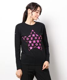 RM/モノグラム 発泡プリント Tシャツ