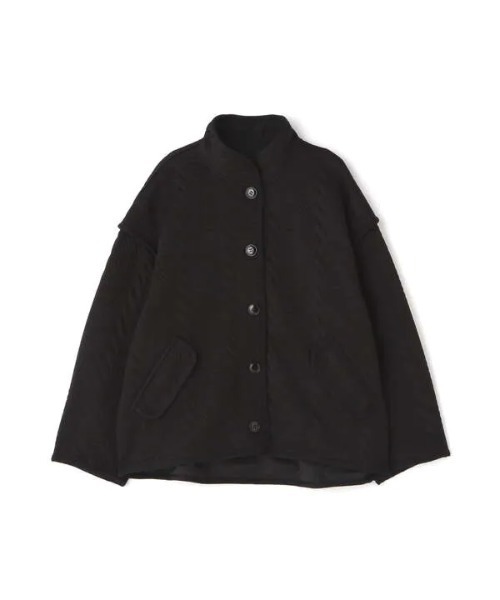 N.（N. Natural Beauty Basic）（エヌエヌナチュラルビューティーベーシック）の「◆膨れジャガードブルゾン（ブルゾン・レディース・ブラック/クリーム・MEDIUM）」の15枚目の写真