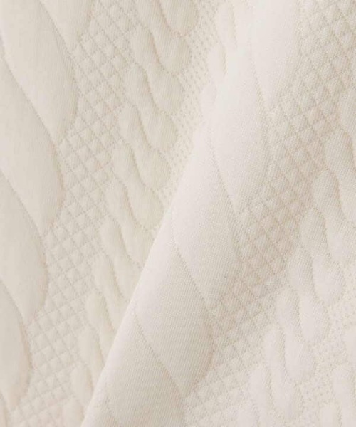 N.（N. Natural Beauty Basic）（エヌエヌナチュラルビューティーベーシック）の「◆膨れジャガードブルゾン（ブルゾン・レディース・ブラック/クリーム・MEDIUM）」の12枚目の写真