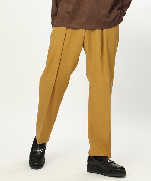 tk.TAKEO KIKUCHI(ティーケータケオキクチ)の「◆LANATECツイルインタックパンツ(その他パンツ・メンズ・ブラック/マスタード/ベージュ・02/03)」の4枚目の写真
