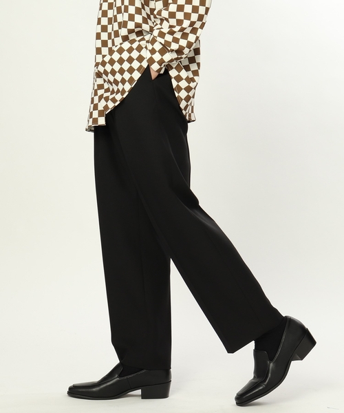 tk.TAKEO KIKUCHI(ティーケータケオキクチ)の「◆LANATECツイルインタックパンツ(その他パンツ・メンズ・ブラック/マスタード/ベージュ・02/03)」の6枚目の写真