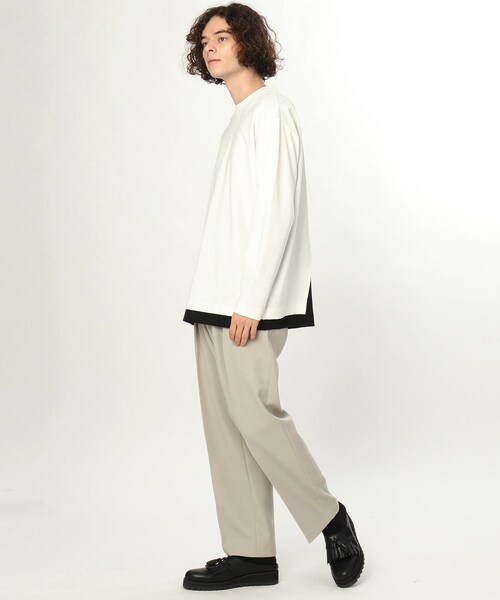 tk.TAKEO KIKUCHI(ティーケータケオキクチ)の「◆LANATECツイルインタックパンツ(その他パンツ・メンズ・ブラック/マスタード/ベージュ・02/03)」の14枚目の写真