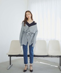 RANDEBOO（ランデブー）の「Mesh loose cardigan（カーディガン/ボレロ