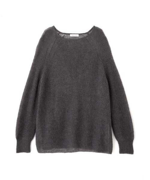 NATURAL BEAUTY BASIC（ナチュラルビューティーベーシック）の「モヘヤブレンドニット（ニット/セーター・レディース・グレー/チャコールグレー/ラベンダー・MEDIUM）」の17枚目の写真