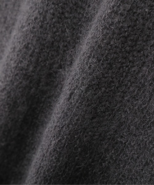 NATURAL BEAUTY BASIC（ナチュラルビューティーベーシック）の「モヘヤブレンドニット（ニット/セーター・レディース・グレー/チャコールグレー/ラベンダー・MEDIUM）」の6枚目の写真