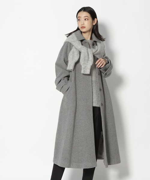 NATURAL BEAUTY BASIC（ナチュラルビューティーベーシック）の「モヘヤブレンドニット（ニット/セーター・レディース・グレー/チャコールグレー/ラベンダー・MEDIUM）」の21枚目の写真