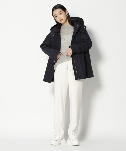 NATURAL BEAUTY BASIC（ナチュラルビューティーベーシック）の「モヘヤブレンドニット（ニット/セーター・レディース・グレー/チャコールグレー/ラベンダー・MEDIUM）」の22枚目の写真