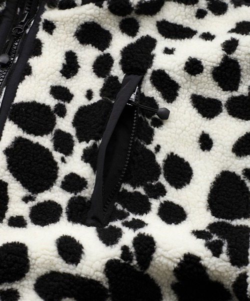 X-girl（エックスガール）の「DALMATIAN OUTDOOR BOA RIDERS JACKET（ブルゾン・レディース・ホワイト/ブラウン・M/S）」の12枚目の写真