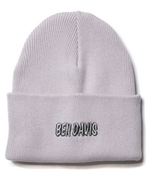 BEN DAVIS（ベンデイビス）の「《BEN DAVIS》EMBRO KNIT CAP（ニットキャップ/ビーニー・レディース・キャメル/グレー系/ブラック/ベージュ/オフホワイト/モカ/ブルー系その他/ヘザーグレー・FREE）」の5枚目の写真