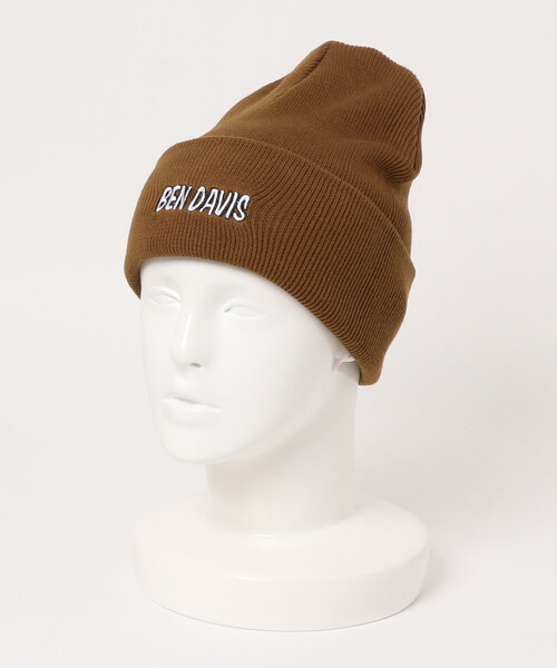 BEN DAVIS（ベンデイビス）の「《BEN DAVIS》EMBRO KNIT CAP（ニットキャップ/ビーニー・レディース・キャメル/グレー系/ブラック/ベージュ/オフホワイト/モカ/ブルー系その他/ヘザーグレー・FREE）」の12枚目の写真