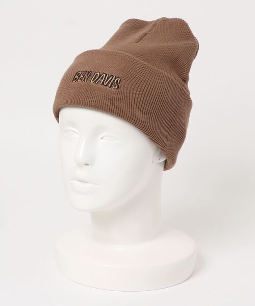 BEN DAVIS（ベンデイビス）の「《BEN DAVIS》EMBRO KNIT CAP（ニットキャップ/ビーニー・レディース・キャメル/グレー系/ブラック/ベージュ/オフホワイト/モカ/ブルー系その他/ヘザーグレー・FREE）」の15枚目の写真