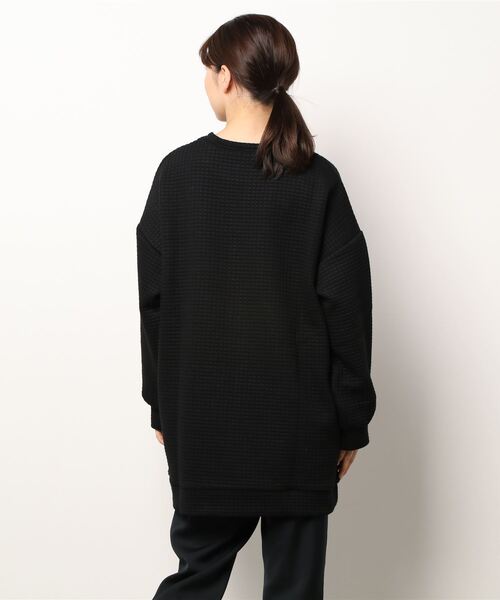 ANDGEEBEE(アンジービー)の「【UNISEX】ジャガードワッフルトップス(その他トップス・レディース・ホワイト/ブラック・MEDIUM)」の5枚目の写真