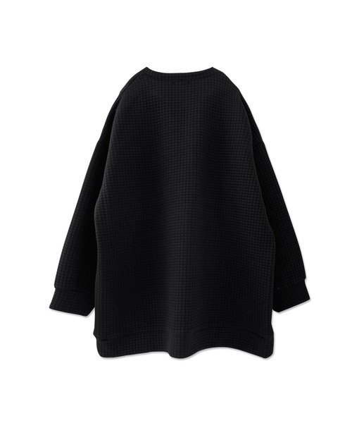 ANDGEEBEE(アンジービー)の「【UNISEX】ジャガードワッフルトップス(その他トップス・レディース・ホワイト/ブラック・MEDIUM)」の8枚目の写真