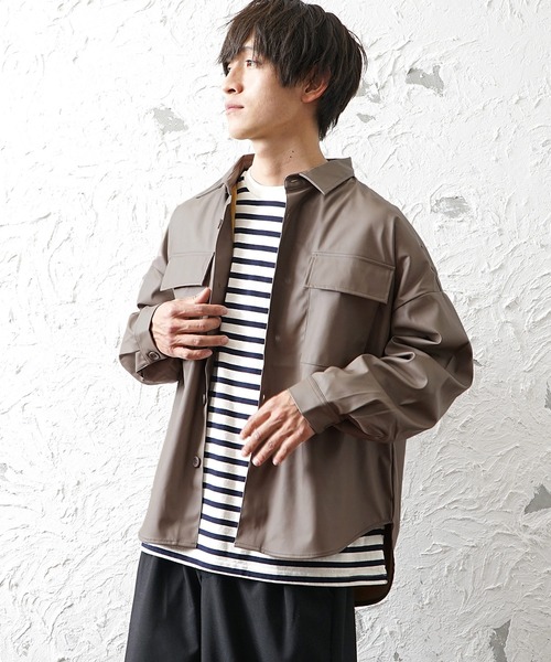 セール】シンセティックレザーCPOジャケット（ブルゾン）｜MinoriTY