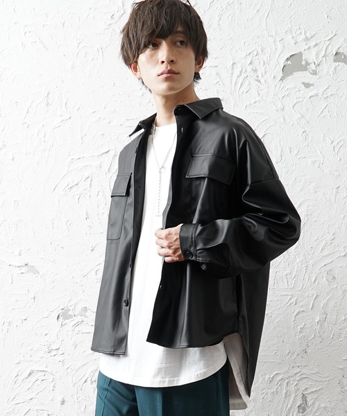 セール】シンセティックレザーCPOジャケット（ブルゾン）｜MinoriTY
