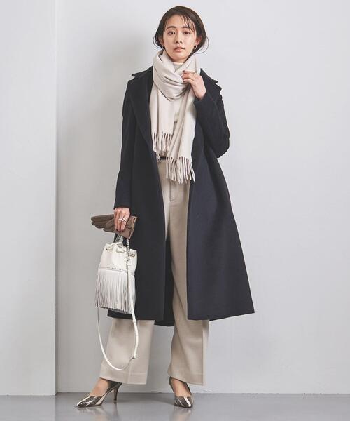 Begg & Co（ベグアンドコー）の「＜BEGG＆CO（ベグアンドコー）＞ARRAN ストール（ストール/ショール・レディース・ブラック/グレー/オフホワイト/モカ・FREE）」の12枚目の写真