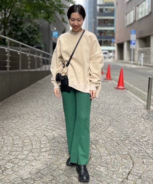 CIAOPANIC（チャオパニック）の「カットイージーパンツ（その他パンツ・レディース・グリーン/レッド/ブラック・FREE）」の14枚目の写真