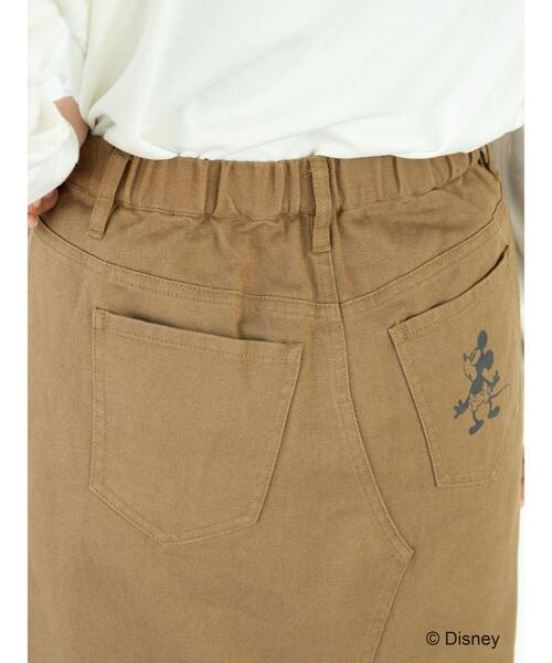 Disney（ディズニー）の「綿ツイルロングスカート/Mickey（スカート・レディース・ブラック/ベージュ・M/L）」の9枚目の写真