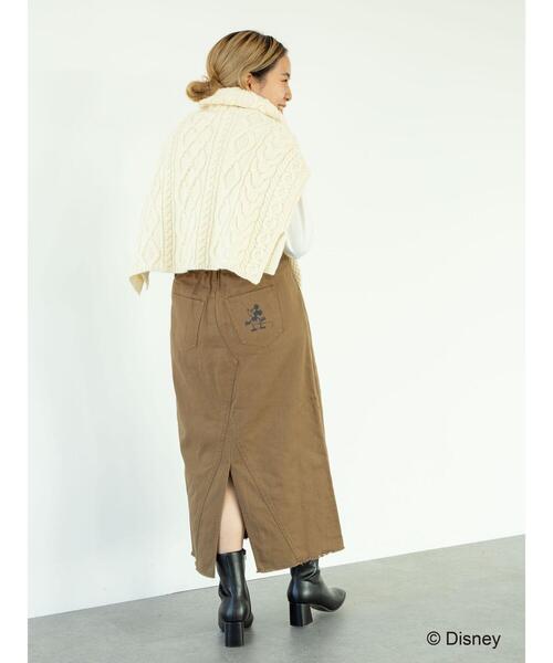 Disney（ディズニー）の「綿ツイルロングスカート/Mickey（スカート・レディース・ブラック/ベージュ・M/L）」の15枚目の写真