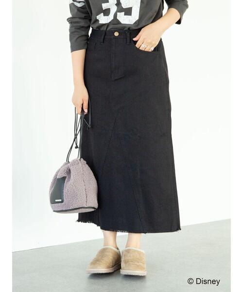 Disney（ディズニー）の「綿ツイルロングスカート/Mickey（スカート・レディース・ブラック/ベージュ・M/L）」の17枚目の写真