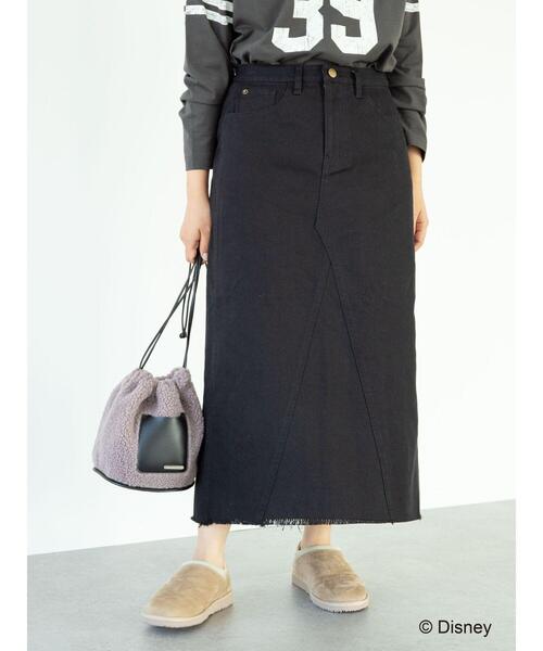 Disney（ディズニー）の「綿ツイルロングスカート/Mickey（スカート・レディース・ブラック/ベージュ・M/L）」の18枚目の写真