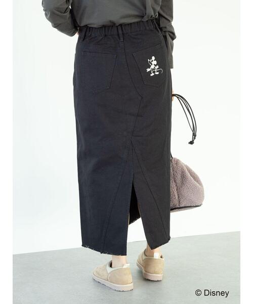 Disney（ディズニー）の「綿ツイルロングスカート/Mickey（スカート・レディース・ブラック/ベージュ・M/L）」の19枚目の写真