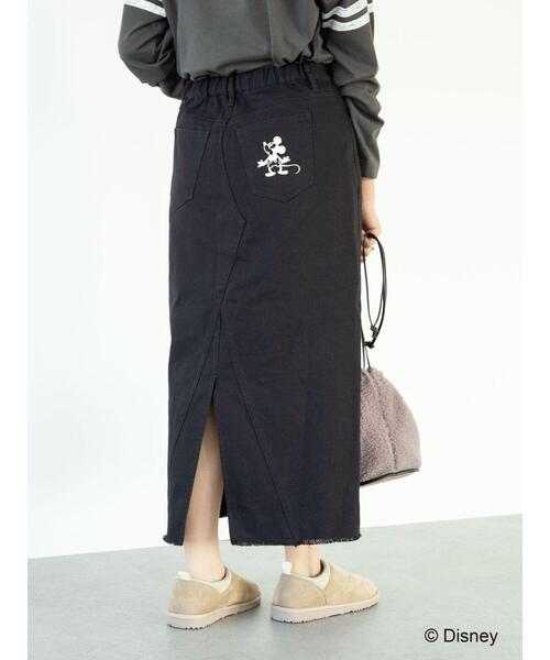 Disney（ディズニー）の「綿ツイルロングスカート/Mickey（スカート・レディース・ブラック/ベージュ・M/L）」の20枚目の写真
