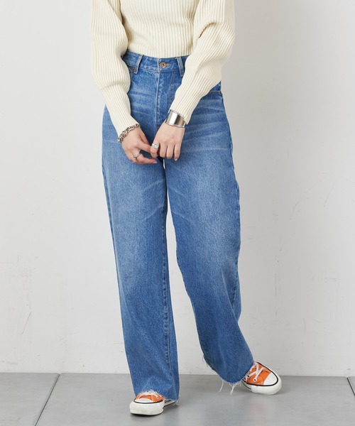 CIAOPANIC TYPY(チャオパニックティピー)の「【KATER】ストレートデニム(デニムパンツ・レディース・ブルー・SMALL/MEDIUM/LARGE)」の8枚目の写真