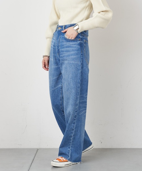 CIAOPANIC TYPY(チャオパニックティピー)の「【KATER】ストレートデニム(デニムパンツ・レディース・ブルー・SMALL/MEDIUM/LARGE)」の14枚目の写真