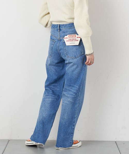 CIAOPANIC TYPY(チャオパニックティピー)の「【KATER】ストレートデニム(デニムパンツ・レディース・ブルー・SMALL/MEDIUM/LARGE)」の4枚目の写真
