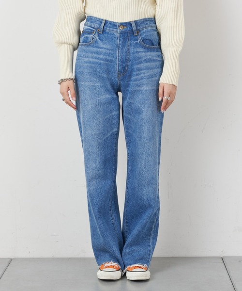 CIAOPANIC TYPY(チャオパニックティピー)の「【KATER】ストレートデニム(デニムパンツ・レディース・ブルー・SMALL/MEDIUM/LARGE)」の7枚目の写真