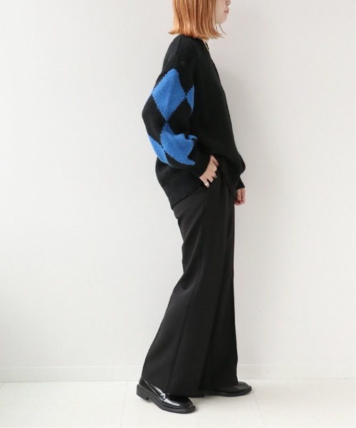 Simplicite（サンプリシテ）の「カラーイージー セミフレアパンツ◆（スラックス・レディース・ブラック/パープル/ピンク・FREE）」の14枚目の写真