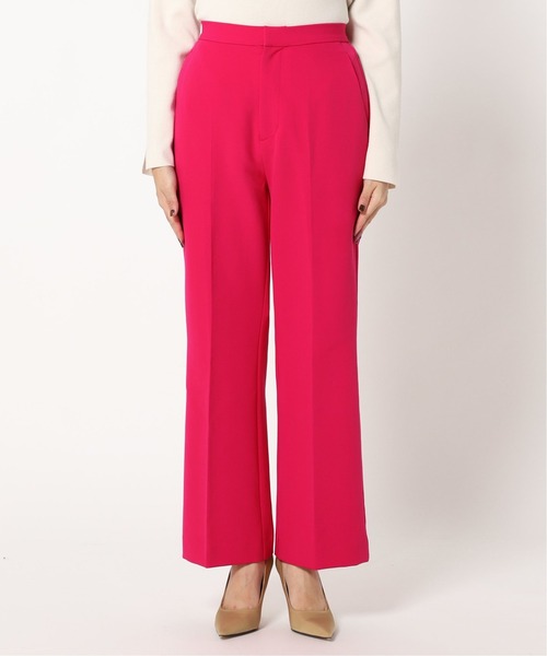 Simplicite（サンプリシテ）の「カラーイージー セミフレアパンツ◆（スラックス・レディース・ブラック/パープル/ピンク・FREE）」の16枚目の写真