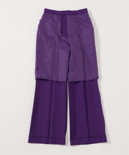 Simplicite（サンプリシテ）の「カラーイージー セミフレアパンツ◆（スラックス・レディース・ブラック/パープル/ピンク・FREE）」の20枚目の写真