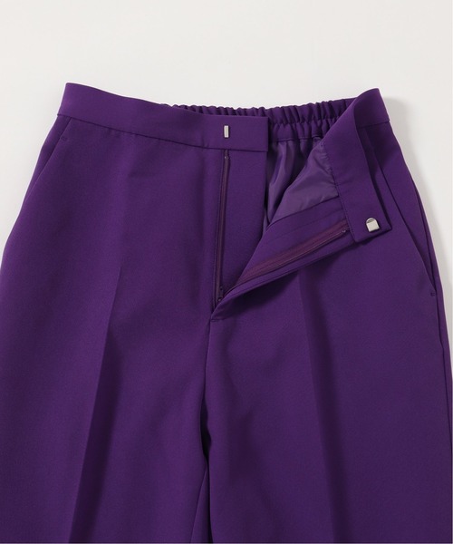 Simplicite（サンプリシテ）の「カラーイージー セミフレアパンツ◆（スラックス・レディース・ブラック/パープル/ピンク・FREE）」の10枚目の写真