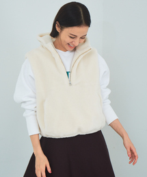 Abahouse Devinette | 【Mylanka】ウールミックスボアベスト(ブルゾン)