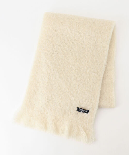 NOLLEY’S(ノーリーズ)の「【FOXFORD/フォックスフォード】モヘヤマフラー(マフラー・レディース・ブルー/ライトグリーン/アイボリー/パープル/グリーン系その他/イエロー/パープル系その他2・FREE)」の2枚目の写真