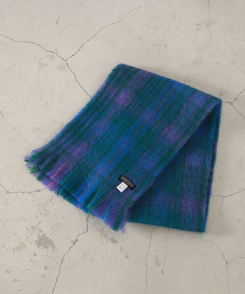 NOLLEY’S(ノーリーズ)の「【FOXFORD/フォックスフォード】モヘヤマフラー(マフラー・レディース・ブルー/ライトグリーン/アイボリー/パープル/グリーン系その他/イエロー/パープル系その他2・FREE)」の19枚目の写真