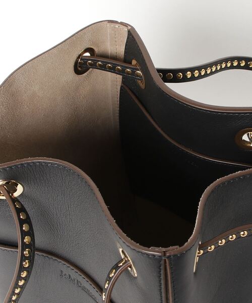 J&M Davidson（ジェイアンドエムデヴィッドソン）の「ジェイ&エムデヴィッドソン ツーバイフォー トートバッグ J&M DAVIDSON 2X4 BUCKET BAG（トートバッグ・レディース・ブラック×ゴールド・FREE）」の3枚目の写真