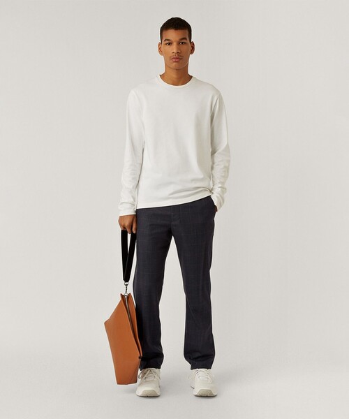 JOSEPH(ジョセフ)の「【GLOBAL LINE】FLANNEL STRETCH TROUSERS(スラックス・メンズ・ネイビー系/ライトグレー系・48/46/50)」の10枚目の写真