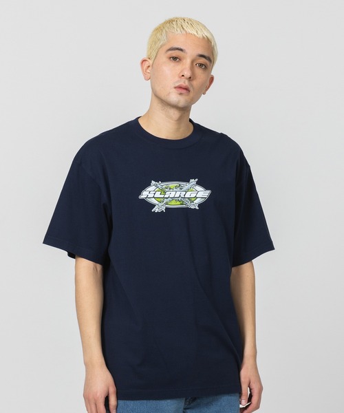 XLARGE（エクストララージ）の「X-TREME SPORTS LOGO TEE（Tシャツ/カットソー・メンズ・ホワイト/ブラック/ネイビー・S/M/L/XL）」の3枚目の写真