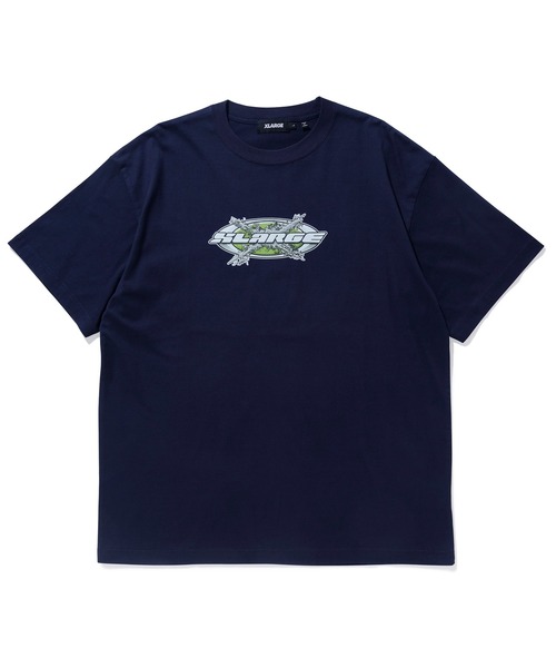 XLARGE（エクストララージ）の「X-TREME SPORTS LOGO TEE（Tシャツ/カットソー・メンズ・ホワイト/ブラック/ネイビー・S/M/L/XL）」の7枚目の写真