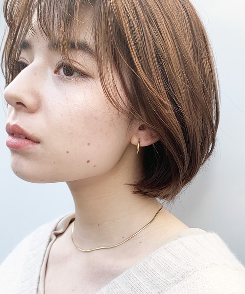 wiwa(ウィワ)の「wiwa:SILVER SMALL HOOP PIERCE スモール フープ ピアス(ピアス(両耳用)・レディース・シルバー/ゴールド・FREE)」の11枚目の写真