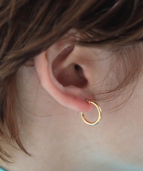 wiwa(ウィワ)の「wiwa:SILVER SMALL HOOP PIERCE スモール フープ ピアス(ピアス(両耳用)・レディース・シルバー/ゴールド・FREE)」の10枚目の写真